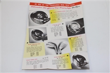 1942 Ben Hogan 'Long Drives Down The Fairway' Sport Mart MacGregor Club Advertising Brochure - Rare