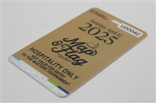 2025 Masters Map & Flag Official Hospitality Only Saturday Badge #U00042 - Rory Career Grand Slam!