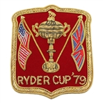 1979 Ryder Cup at The Greenbrier Commemorative Bullion Blazer Patch 