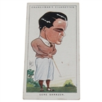 1928 Gene Sarazen #31 Men Of The Moment Churchman Cigarette Card