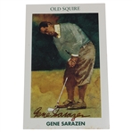 Gene Sarazen Signed 1992 Mueller Old Squire Card JSA ALOA