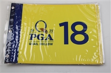 Ten (10) 2025 PGA Championship at Quail Hollow Official Unopened Screen Flags - Scheffler Winner
