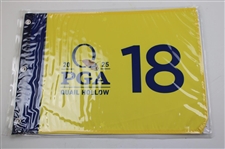 Ten (10) 2025 PGA Championship at Quail Hollow Official Unopened Screen Flags - Scheffler Winner