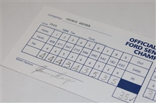Gary Player & George Archer Signed 1994 Ford Senior Players Championship Official Scorecard PSA/DNA #P85804