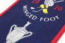 2020 US Open at Winged Foot '120th US Open' Winning Streak Banner w/Trophy
