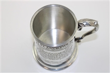 St. Andrews 'The Old Course' Course Layout/Scorecard Pewter Golf Tankard - Made in England