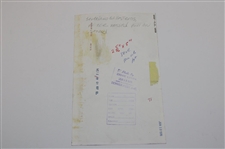 Three (3) Seve Ballesteros Wire Photos - 13yr Old Caddie, Green Notepad & Missed Putt