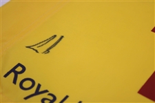 Ernie Els Signed 2012 Open Championship at Royal Lytham & St. Annes Flag JSA ALOA
