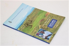 Justin Leonard Signed 1997 Open Championship at Royal Troon Program JSA ALOA