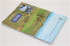 Justin Leonard Signed 1997 Open Championship at Royal Troon Program JSA ALOA