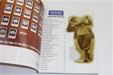 Justin Leonard Signed 1997 Open Championship at Royal Troon Program JSA ALOA