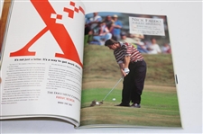 Justin Leonard Signed 1997 Open Championship at Royal Troon Program JSA ALOA