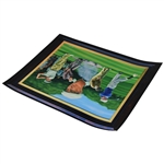 Vibrant Color Photograph of Ben Hogan Collage Original Painting by Artist Alan Zuniga