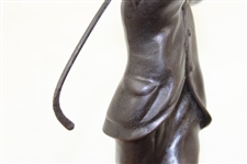 Bronze Harry Vardon Post Swing Statue