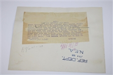 Joyce Wethered & Johnny Dawson vs Glenna Collett & Gene Sarazen Exhibition Photo