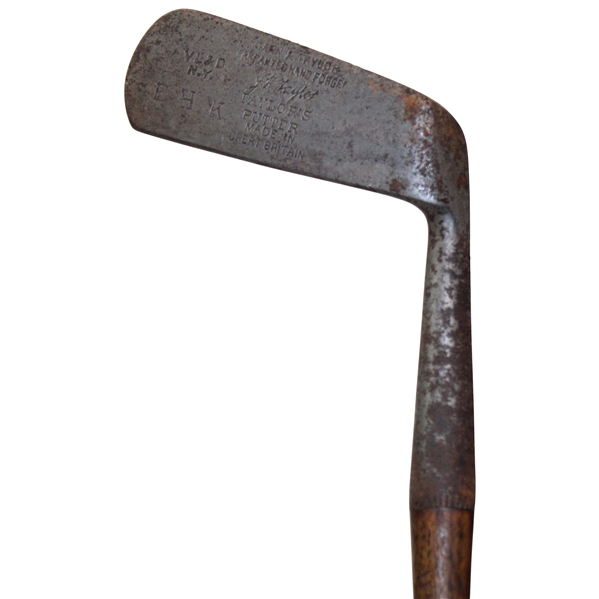 Cann & Taylor Warranted Hand Forged Made In Great Britian J.H. Taylor EHK Taylors Putter 