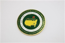 2025 Masters Coin/Yardage Mondo Mark w/Removable Magnetic Ball Marker