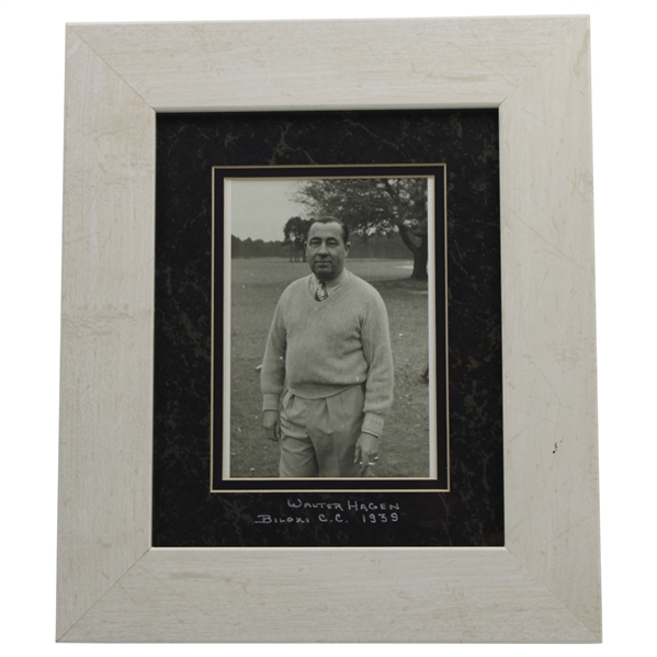 c1939 Walter Hagen at Biloxi CC Photo Display - Framed