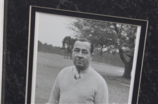 c1939 Walter Hagen at Biloxi CC Photo Display - Framed