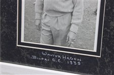 c1939 Walter Hagen at Biloxi CC Photo Display - Framed