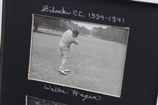 c1930's-40s Walter Hagen & others at Biloxi CC Photos Display - Framed