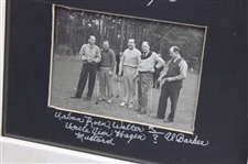 c1930's-40s Walter Hagen & others at Biloxi CC Photos Display - Framed