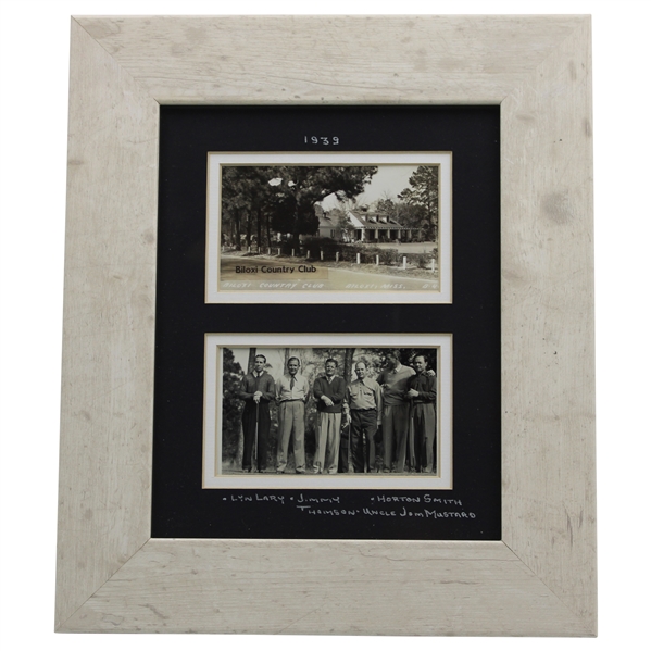 c1939 Horton Smith, Jimmy Thomson & others at Biloxi CC Photos Display - Framed