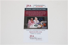 Jack Nicklaus Signed Masters Tournament For Press Use Only Scorecard JSA #AU49386