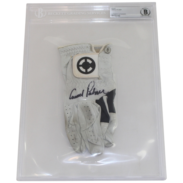 Arnold Palmer Signed Personal Used 2001 Callaway Golf Glove Dual Certed - BAS & JSA
