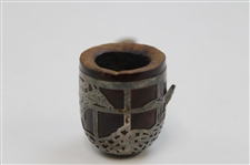 Silversmith Sterling Silver Overlay Tobacco Pipe