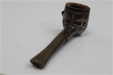 Silversmith Sterling Silver Overlay Tobacco Pipe