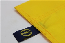 Brian Harman Signed 2023 The Open Championship at Royal Liverpool Yellow Screen Flag JSA ALOA