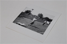 c.1940's Original Photo of Babe Zaharias Approaching the Range Photo