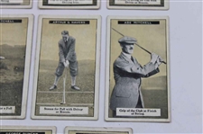 Eleven (11) 1925 Imperial Tobacco How To Play Golf Cards