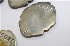 Five (5) PGA Sterling Silver Scoring Medals 1961, 1962 (x3) & 1963