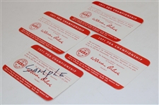 1971 PGA Championship Various Tickets, Parking Passes, Membership Cards & more - Nicklaus Win