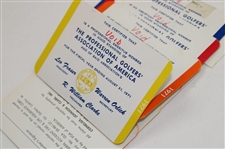 1971 PGA Championship Various Tickets, Parking Passes, Membership Cards & more - Nicklaus Win