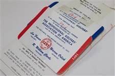 1971 PGA Championship Various Tickets, Parking Passes, Membership Cards & more - Nicklaus Win