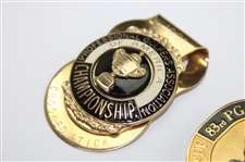 1991, 2001 & 2010 PGA Championship Money Clips