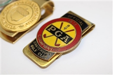 1973, 1990 & 2003 PGA Championship Money Clips - Nicklaus Win
