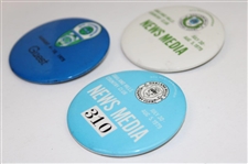 Three (3) PGA Championship Media Buttons 1975 & 1979 (x2)