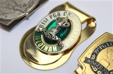1997, 1999 & 2007 PGA Championship Money Clips - (2) Tiger Wins