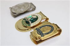 1997, 1999 & 2007 PGA Championship Money Clips - (2) Tiger Wins