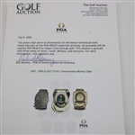 1997, 1999 & 2007 PGA Championship Money Clips - (2) Tiger Wins