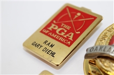 Four (4) PGA of America Member Money Clips w/2008 PGA Championship Money Clip