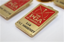 Four (4) PGA of America Member Money Clips w/2008 PGA Championship Money Clip