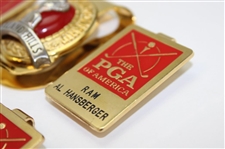 Four (4) PGA of America Member Money Clips w/2008 PGA Championship Money Clip