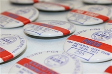 Twenty (20) 1971 PGA Championship Staff, Advisory, Official, Press, Committee & PGA Staff Badges - Nicklaus Win