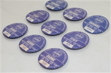 Nine (9) 1971 PGA Championship Grounds, Staff & Caddie Badges 