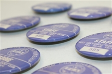 Nine (9) 1971 PGA Championship Grounds, Staff & Caddie Badges 